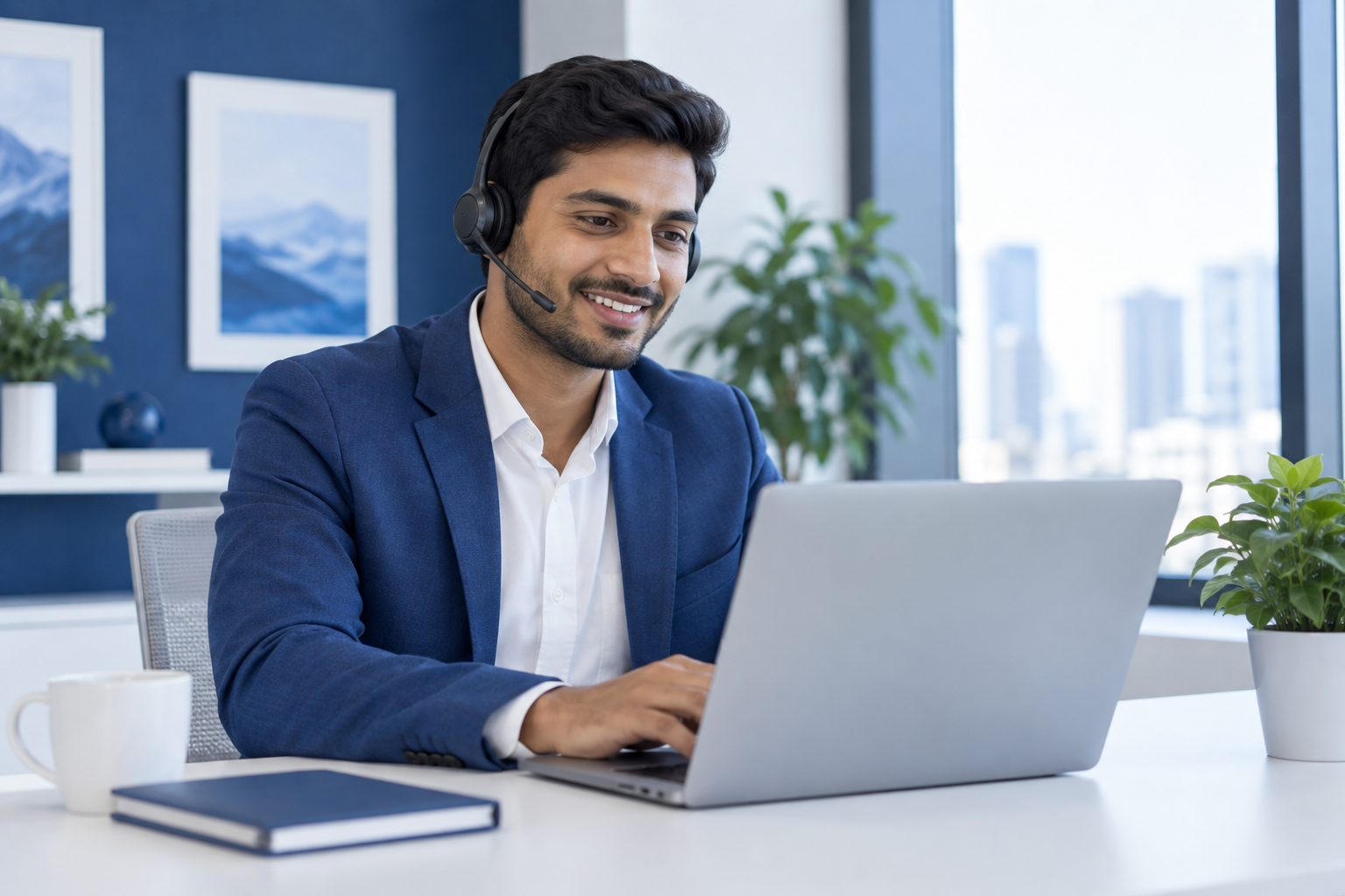 Agency consultant ready to discuss your project